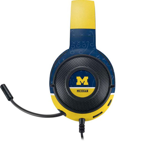 University of Michigan Jersey Split Razer Kraken X Skin